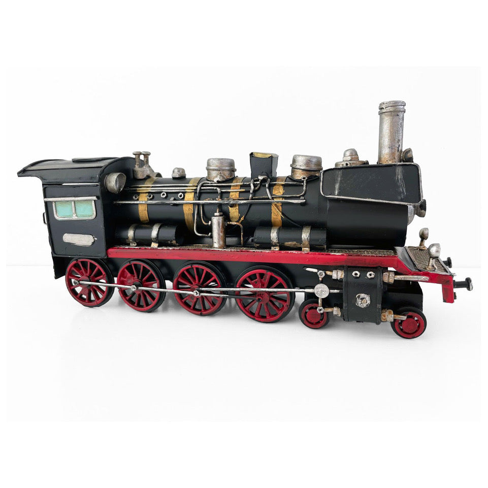 Locomotora Tren A Escala, Colección Decoración Vintage Metal
