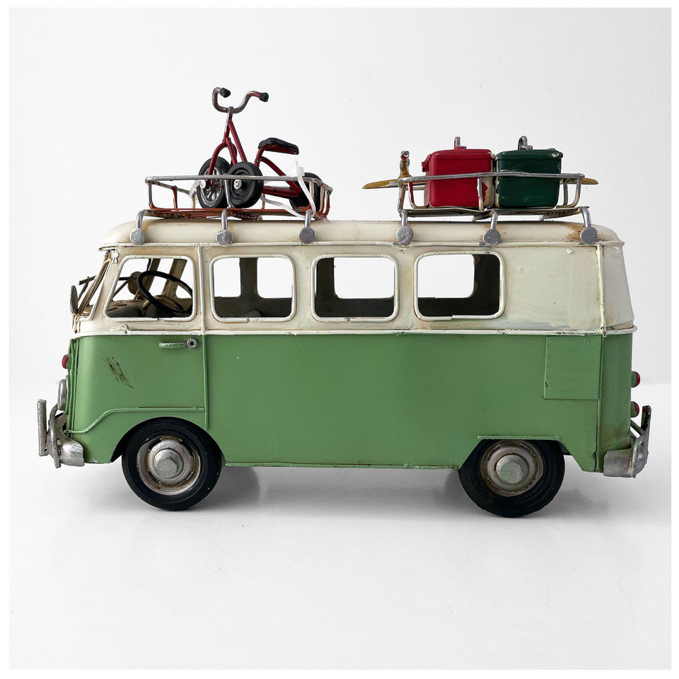 Kombi A Escala, Decoración Vintage en Fierro