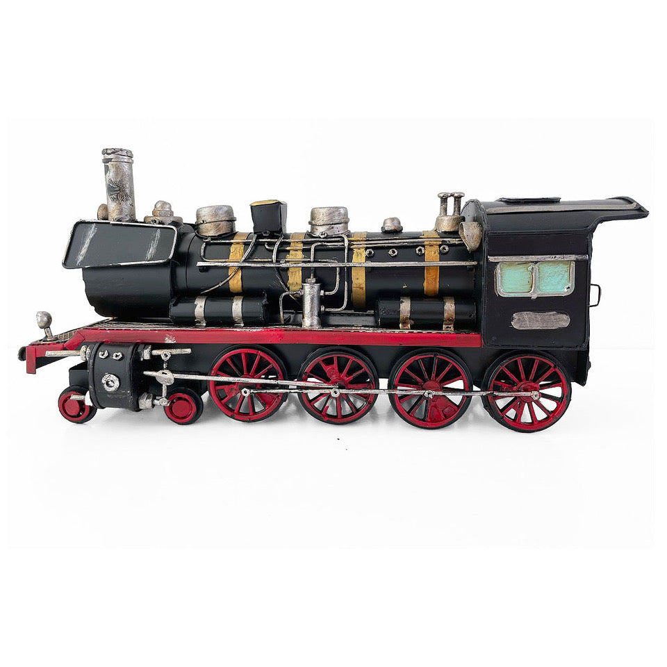 Locomotora Tren A Escala, Colección Decoración Vintage Metal
