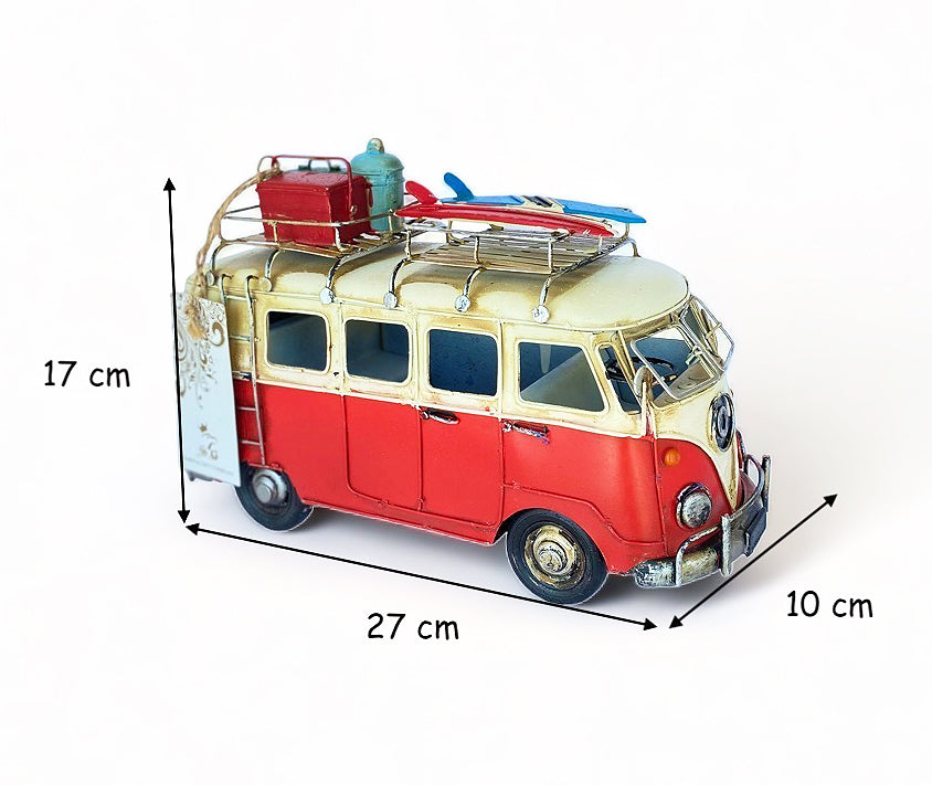 Kombi A Escala, Decoración Vintage en Fierro