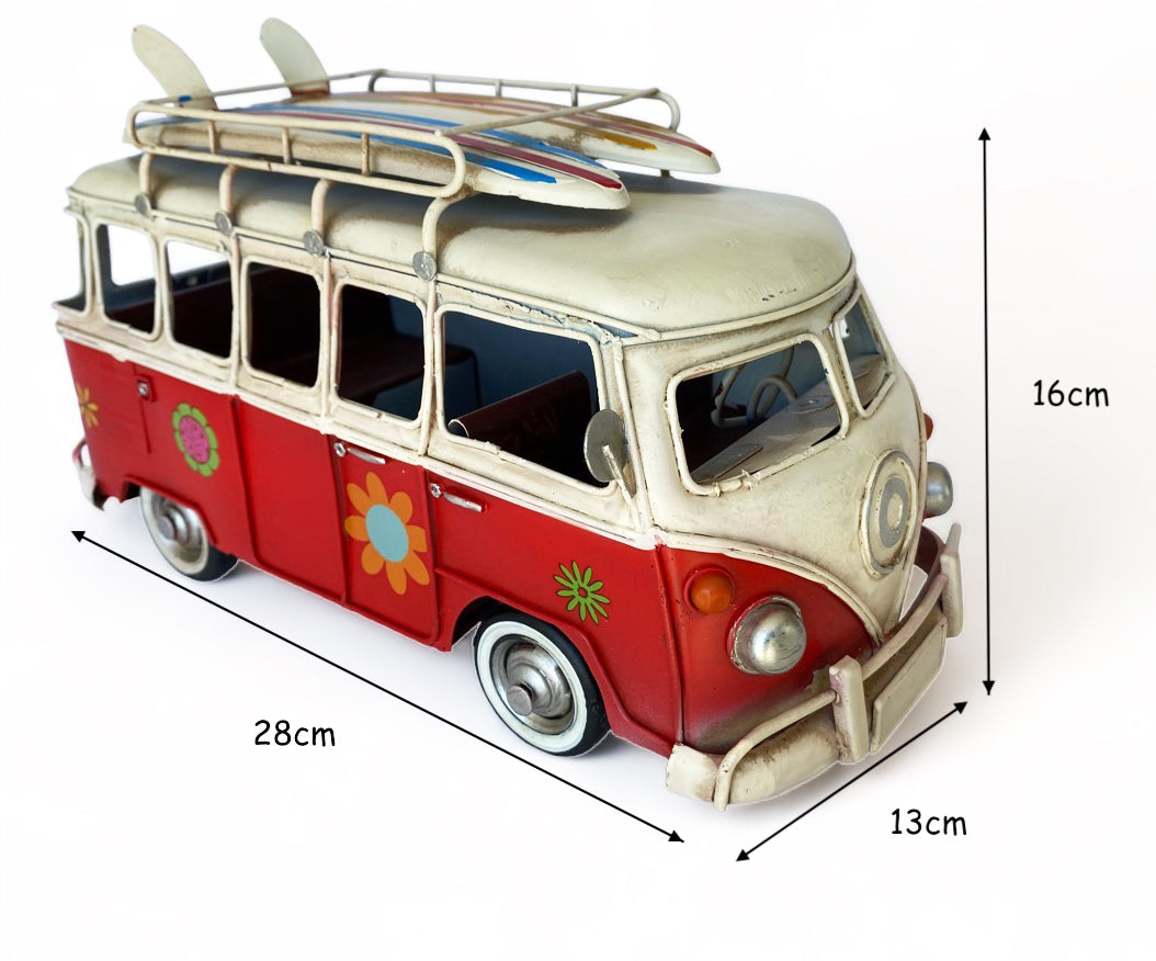 Kombi A Escala, Decoración Vintage en Fierro