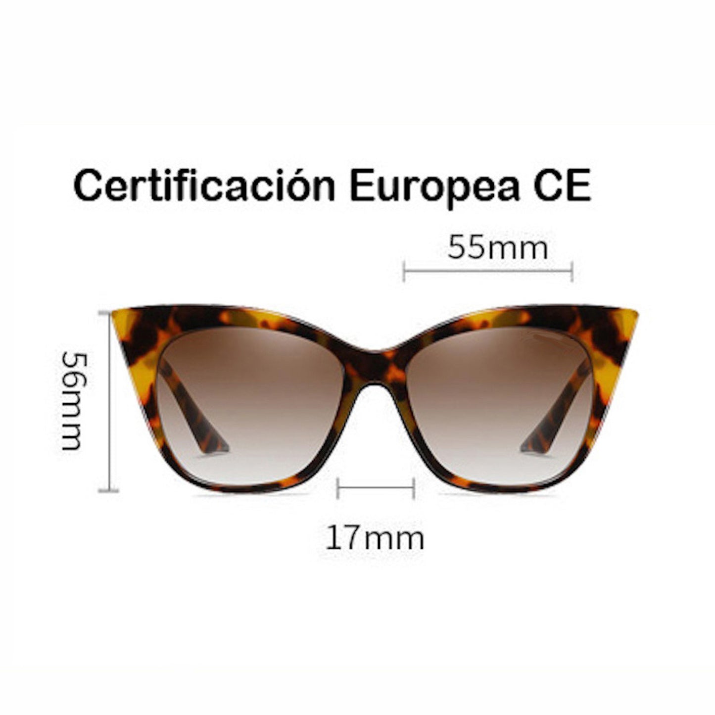 Lentes de sol mujer, filtro UV, diseño Brooklyn Brown