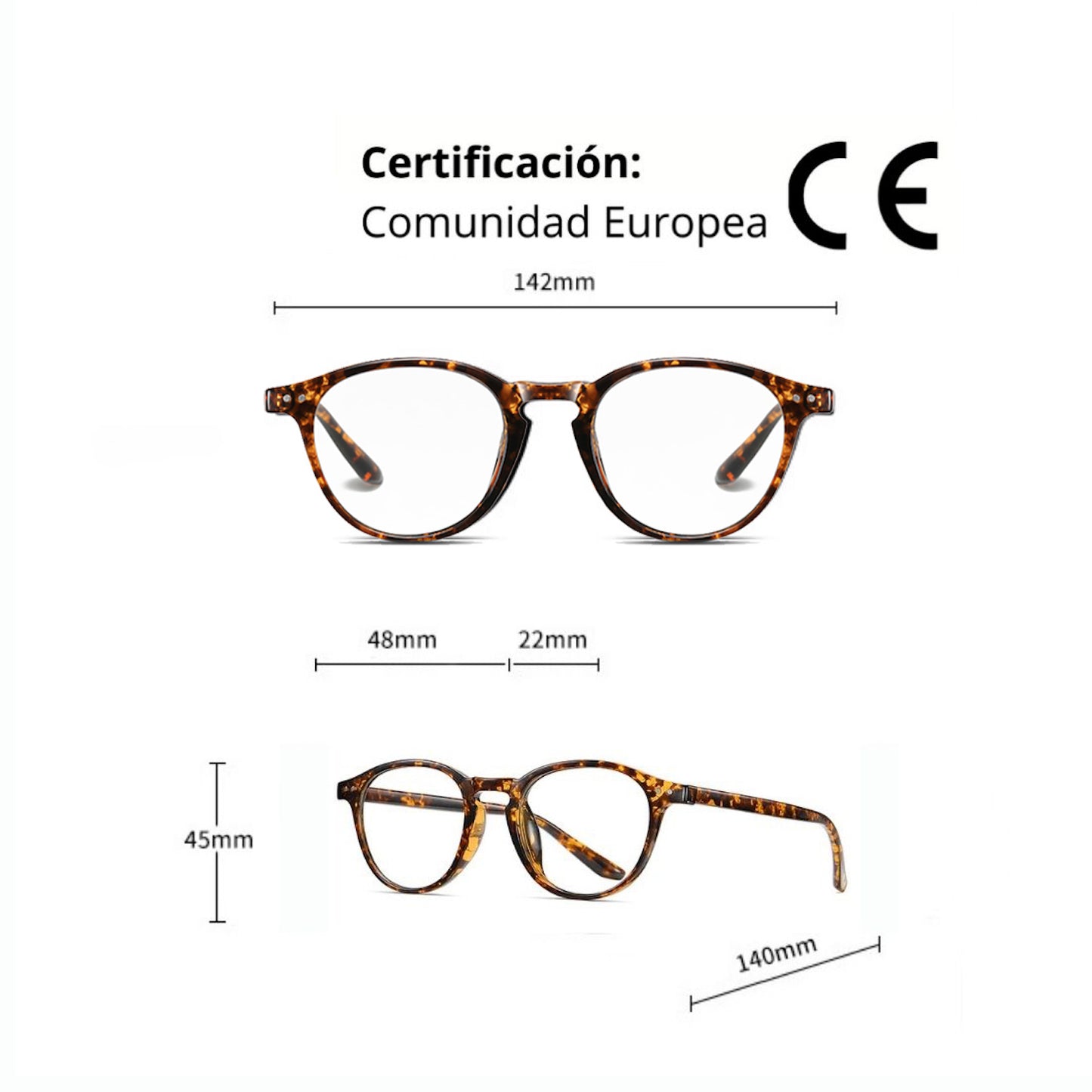 Lentes filtro luz azul, descanso pantallas diseño Demi.
