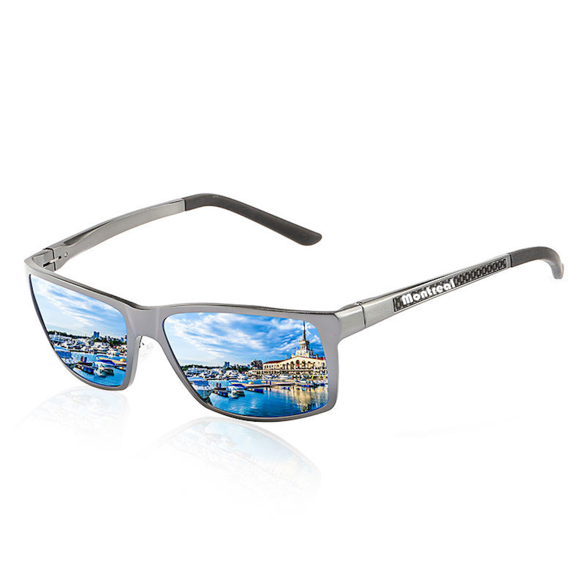 Lentes de sol, hombre filtro UV, polarizado, diseño Tahoe Grey.