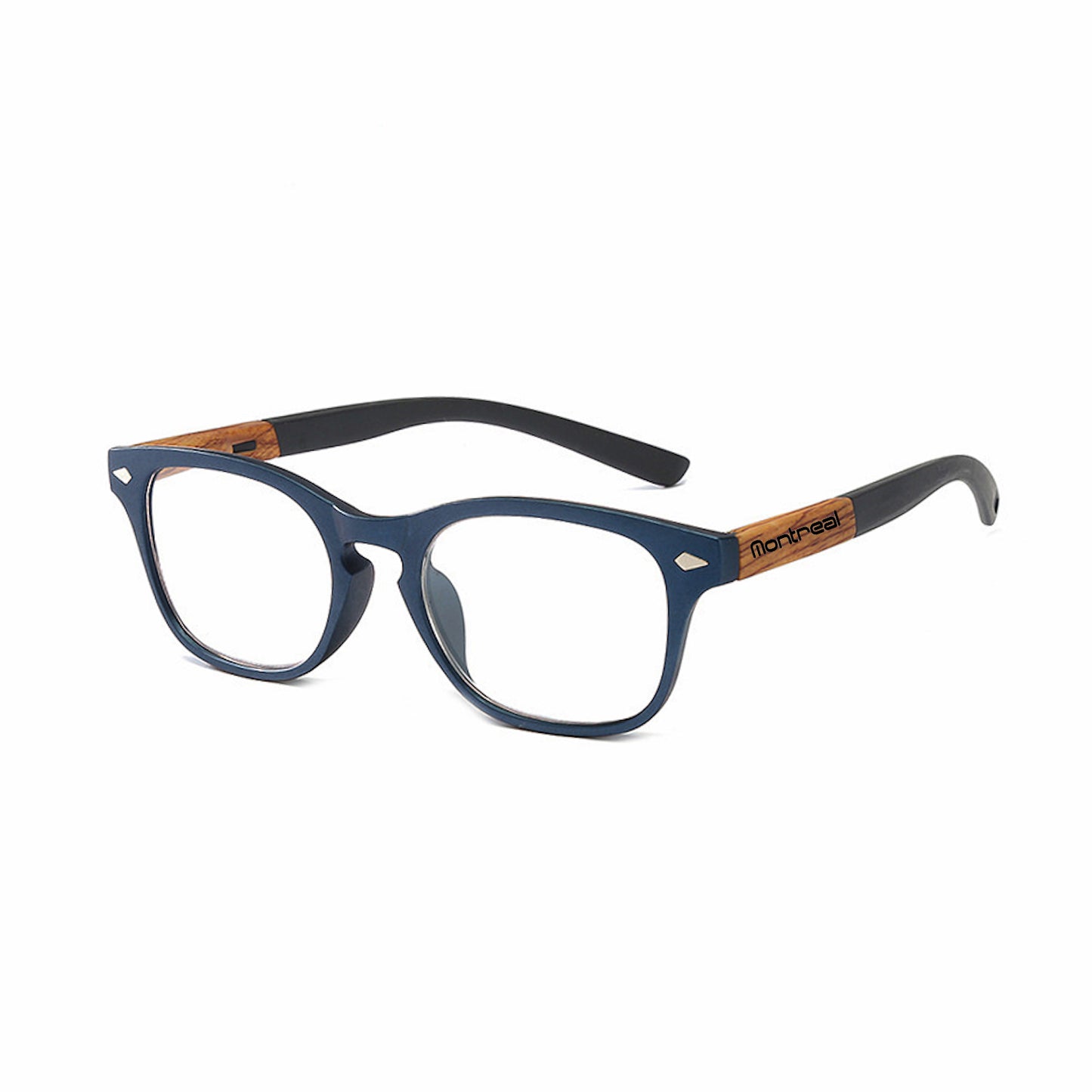 Lentes de lectura, con aumento, diseño Azul Madera.