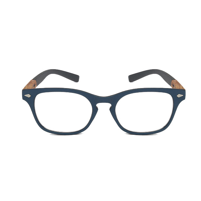 Lentes de lectura, con aumento, diseño Azul Madera.