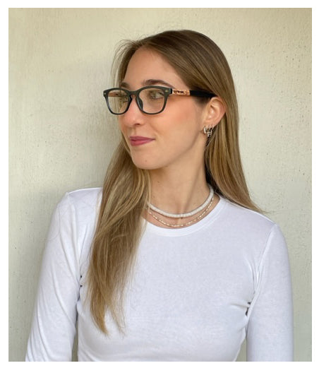 Lentes de lectura, con aumento, diseño Azul Madera.