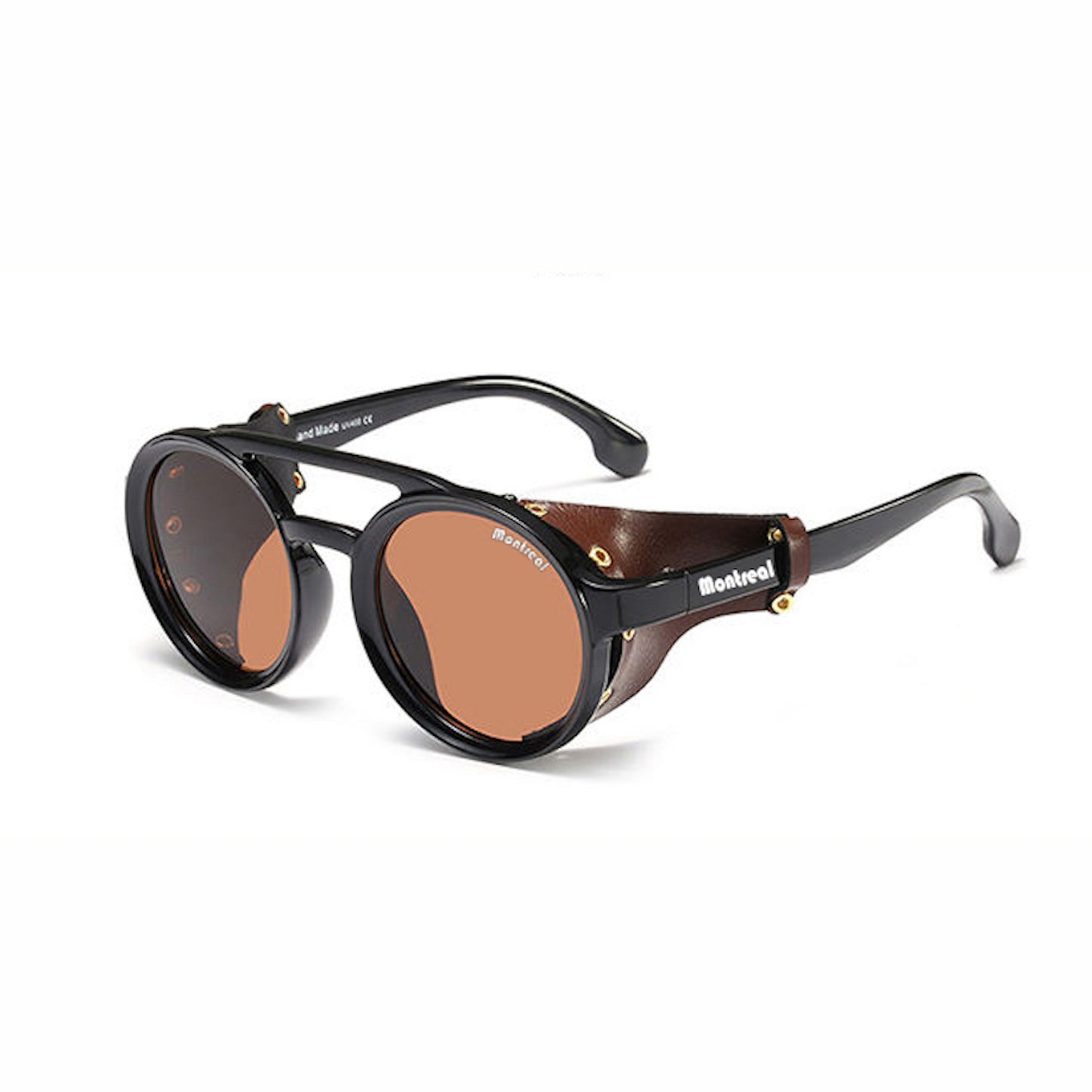 Lentes de sol unisex, filtro UV, diseño Montana café