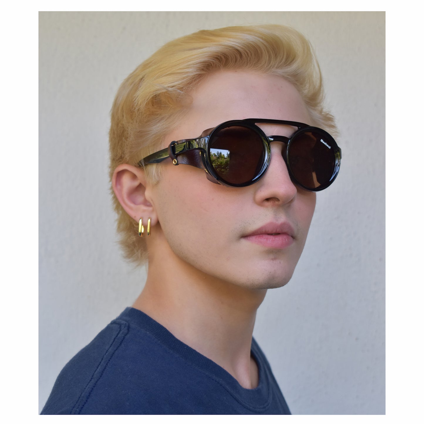 Lentes de sol unisex, filtro UV, diseño Montana café