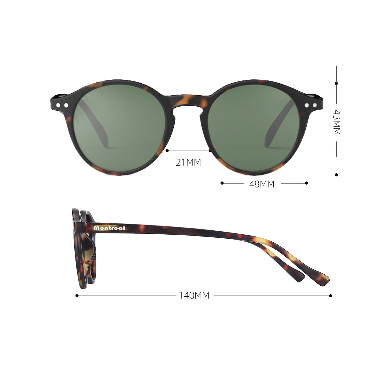 Lentes de sol unisex, filtro UV, polarizado diseño Winnipeg.