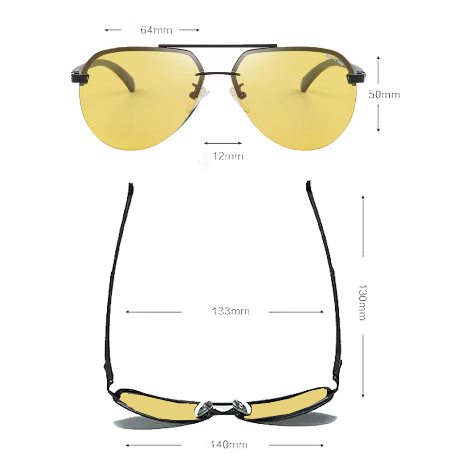 Lentes Visión Nocturna Anteojos Manejar Noche Gafas