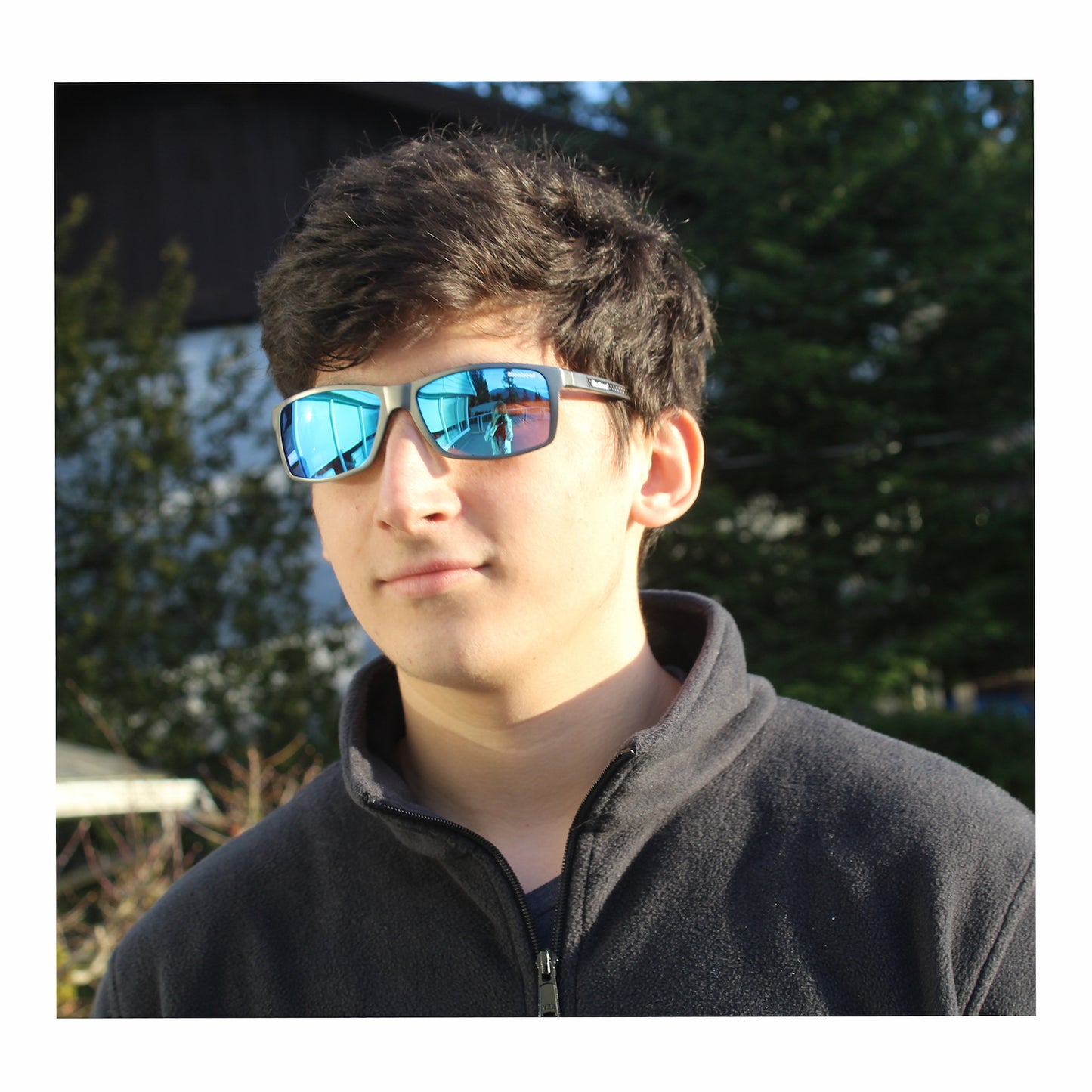 Lentes de sol, hombre filtro UV, polarizado, diseño Tahoe Grey.