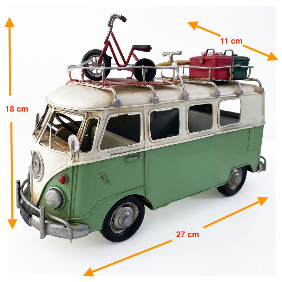 Kombi A Escala, Decoración Vintage en Fierro