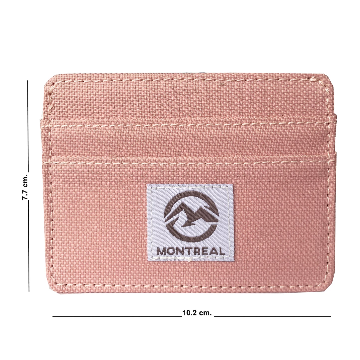 Tarjetero, Billetera, Estilo Casual, Lona Rosa.