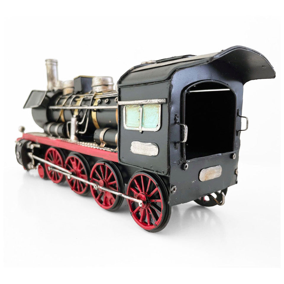Locomotora Tren A Escala, Colección Decoración Vintage Metal