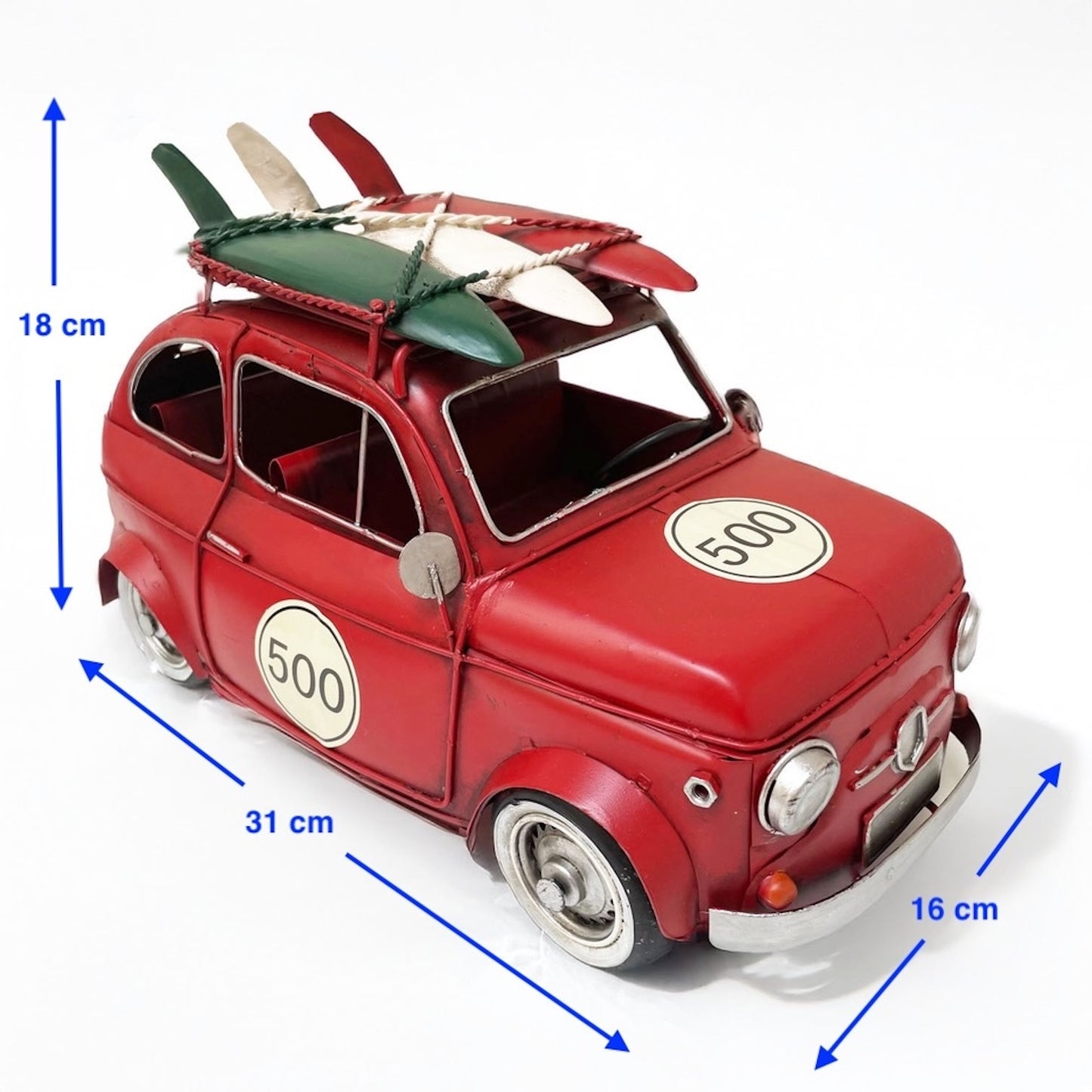 Auto A Escala, Colección, Decoración Vintage Fiat 500