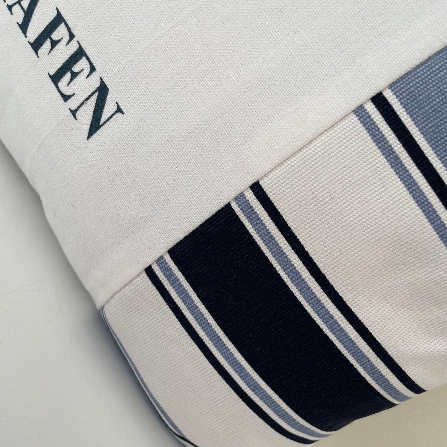 Cojín decorativo, diseño Náutico, Estilo Marino, Playa, Navy