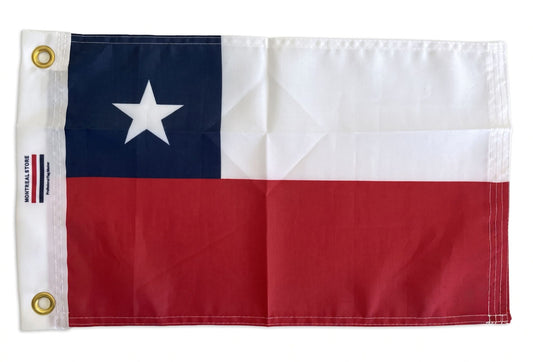 Bandera Chile Reforzada Yate Velero Lancha Marino Nautica
