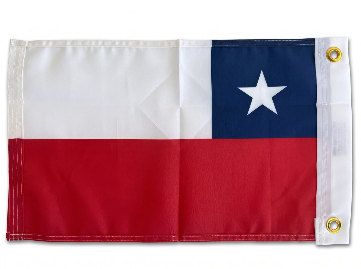 Bandera Chile Reforzada Yate Velero Lancha Marino Nautica