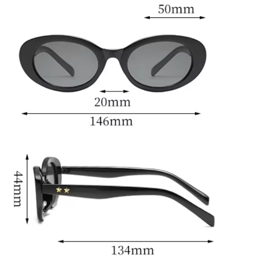 Lentes Sol Mujer Diseño Agatado Filtro Uv Original Charlotte