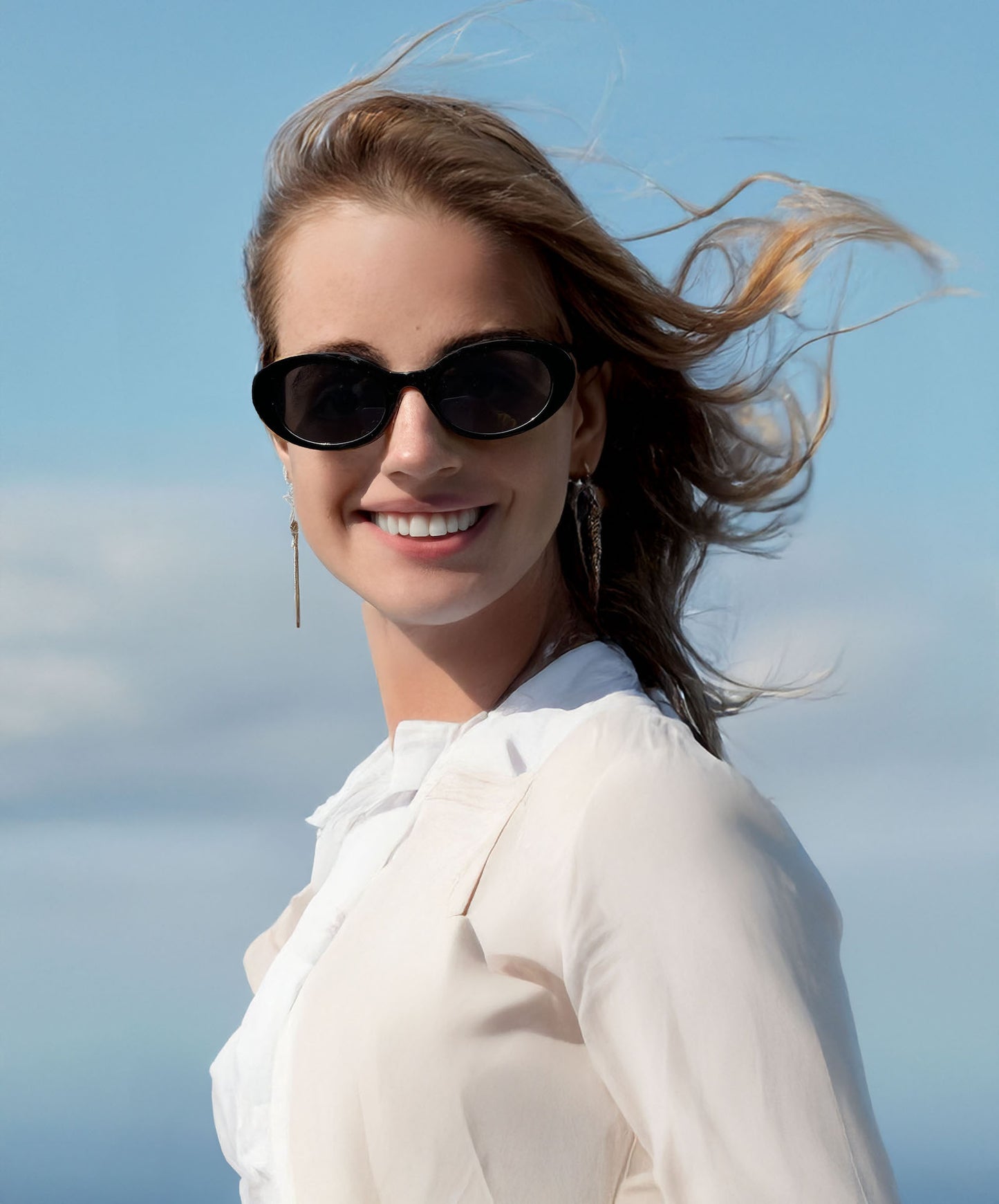 Lentes Sol Mujer Diseño Agatado Filtro Uv Original Charlotte