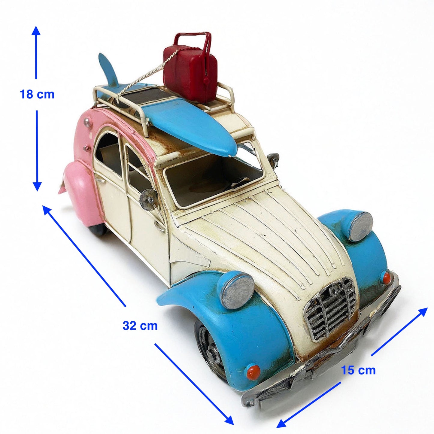 Auto A Escala, Citroen 2CV Colección, Decoración Vintage Citroneta