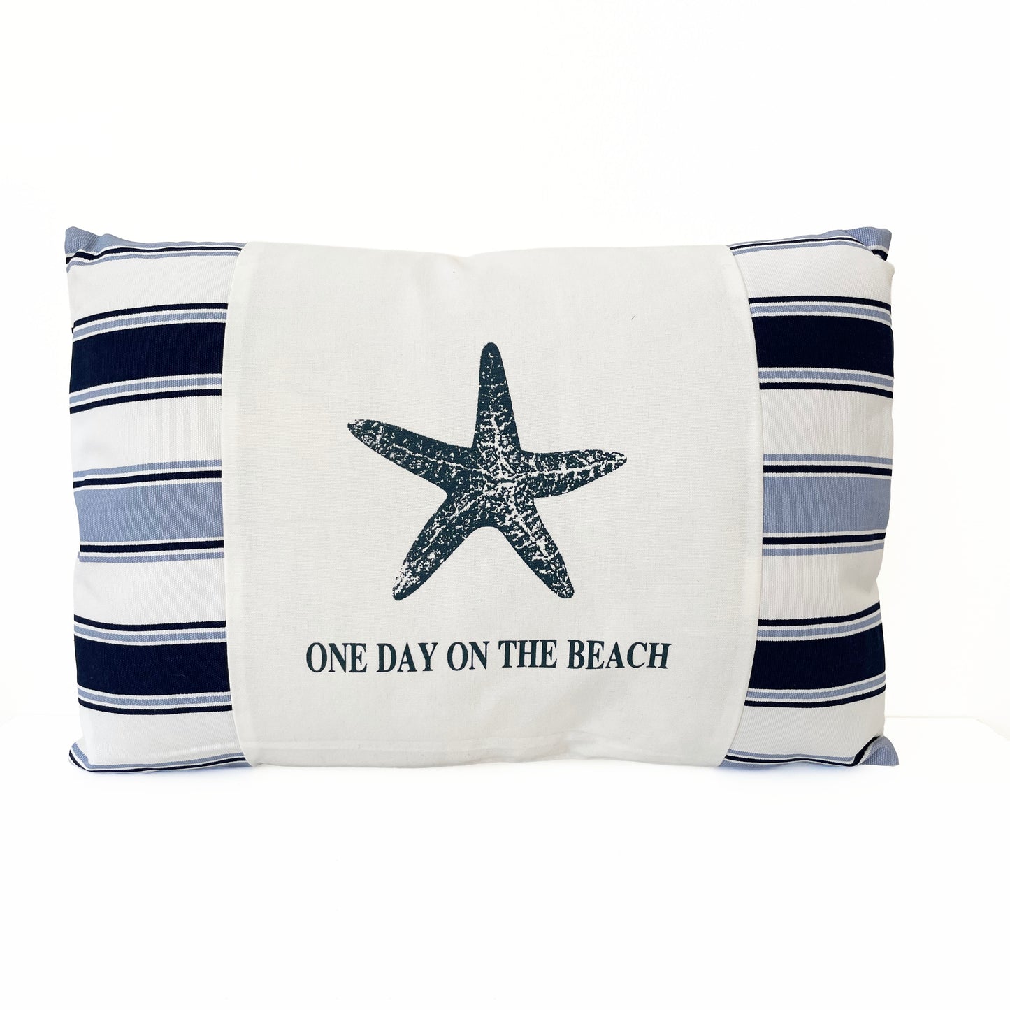 Cojín decorativo, diseño Náutico, Estilo Marino, Playa, Navy