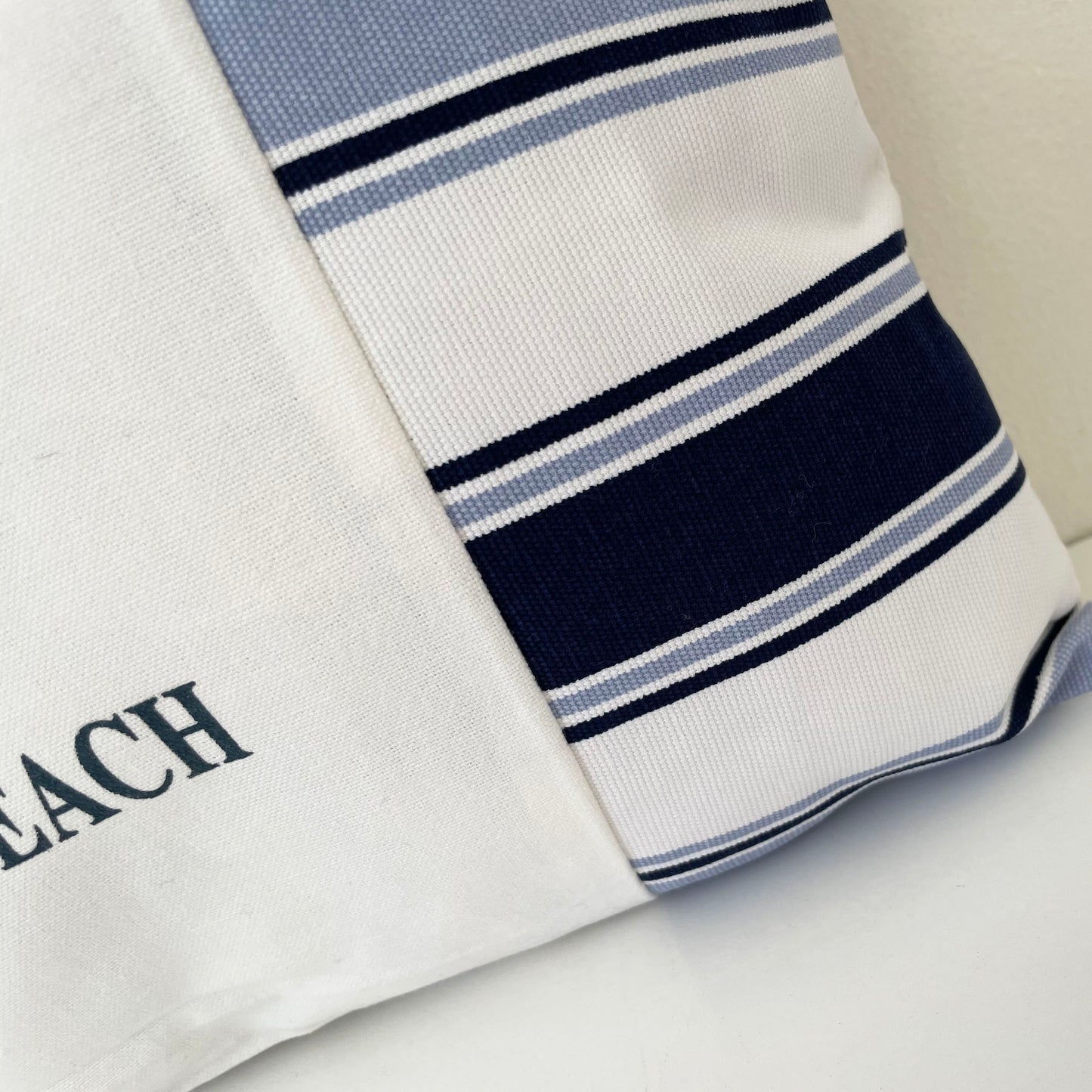 Cojín decorativo, diseño Náutico, Estilo Marino, Playa, Navy