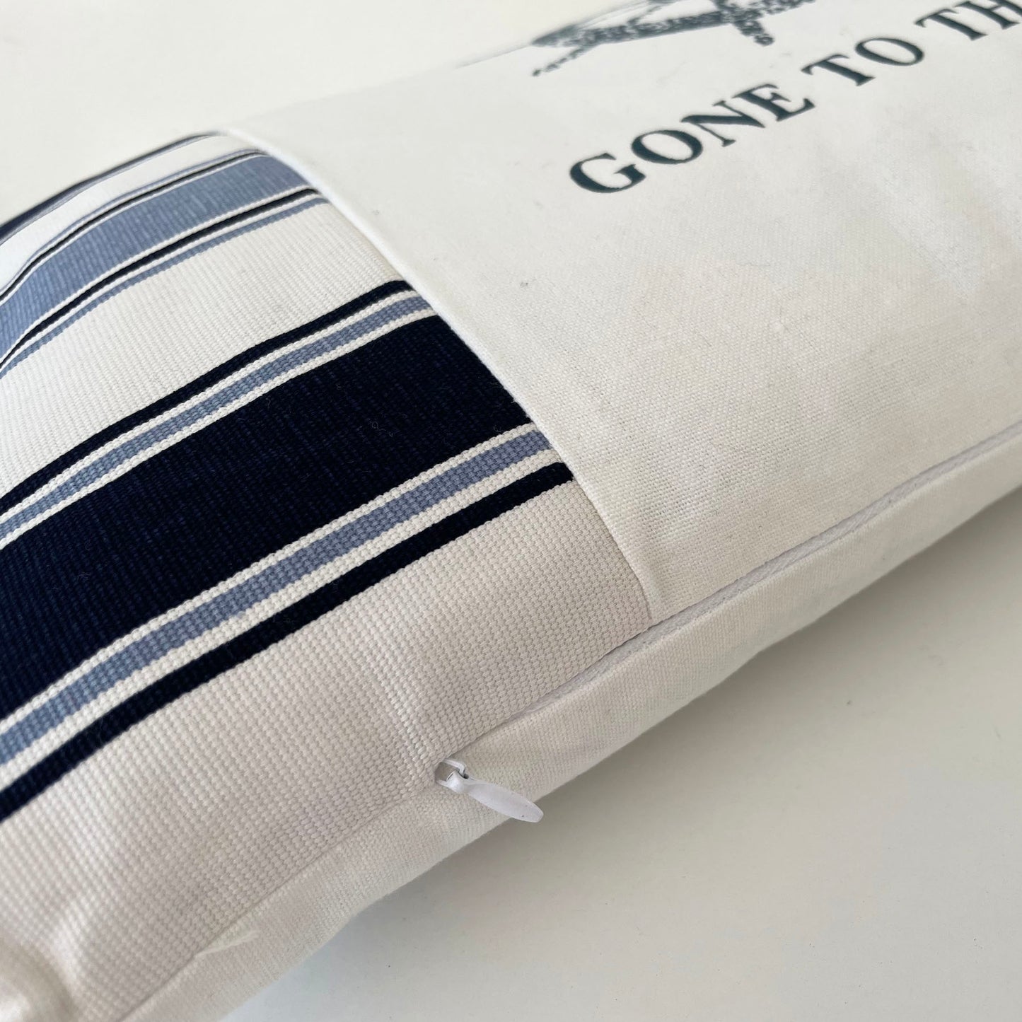 Cojín decorativo, diseño Náutico, Estilo Marino, Playa, Navy