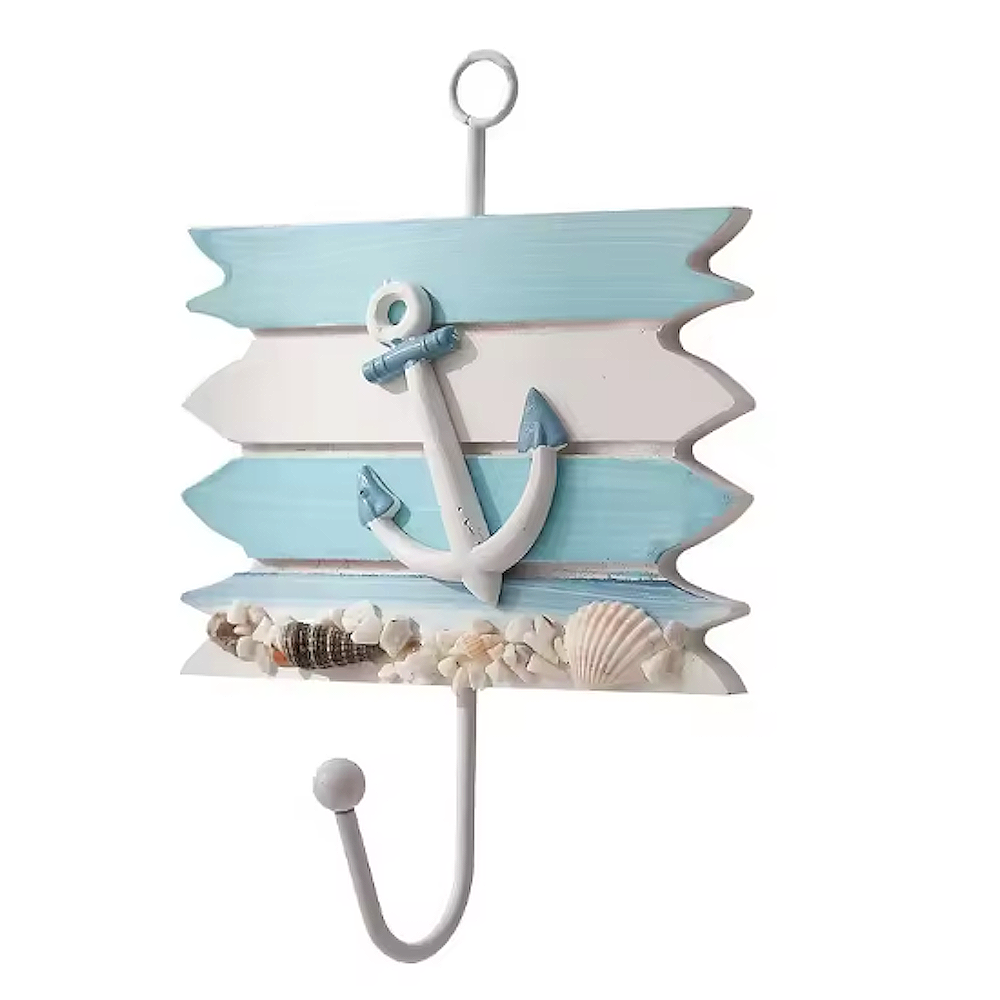 Decoración Náutica Perchero Percha De Diseño Marino Colgante