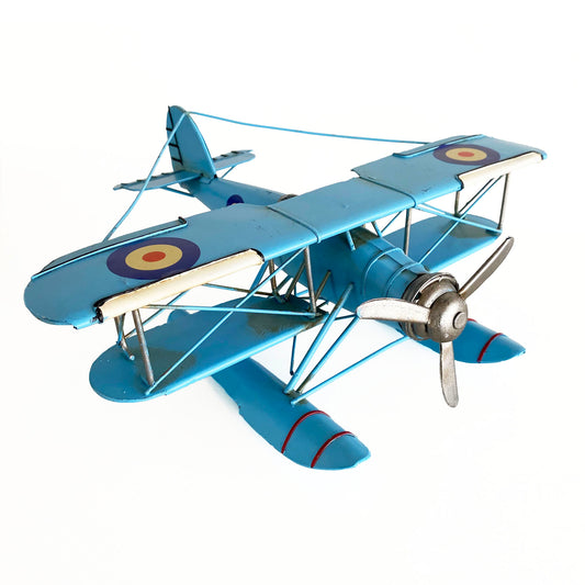 Avión A Escala Hidroavión Colección Decoración Vintage