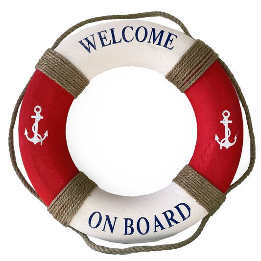 Decoración Náutica, Salvavidas Decorativo, Estilo Marino
