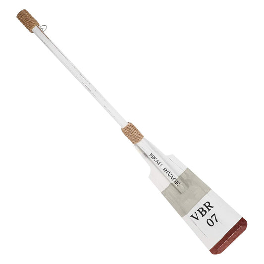 Decoración náutica, Remo madera decorativo, diseño marino.