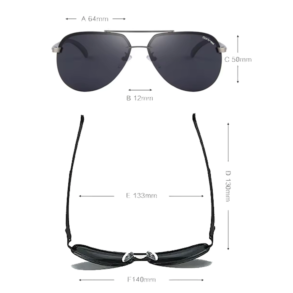 Lentes Polarizados Sol Hombre, Anteojos Aviador, Gafas