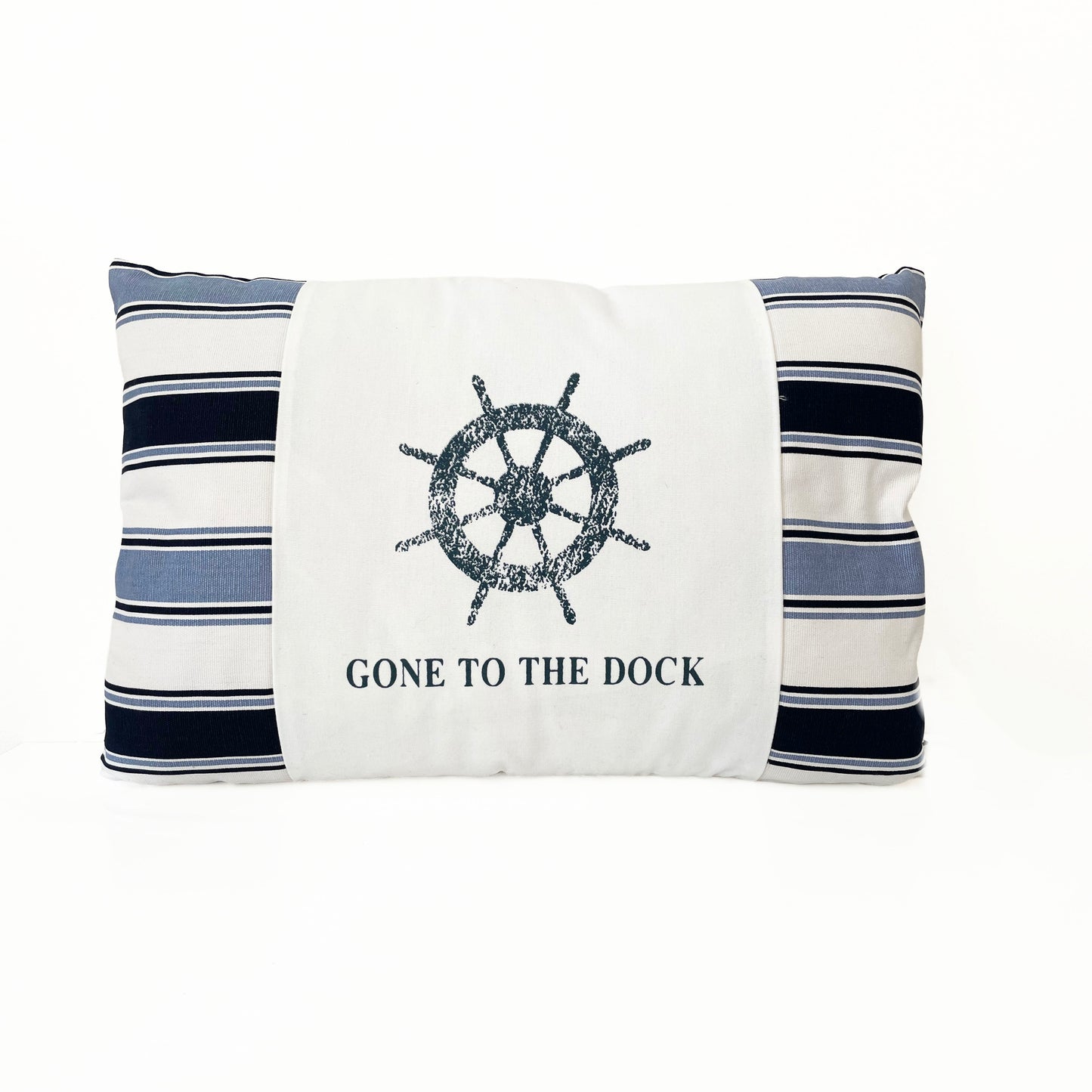 Cojín decorativo, diseño Náutico, Estilo Marino, Playa, Navy